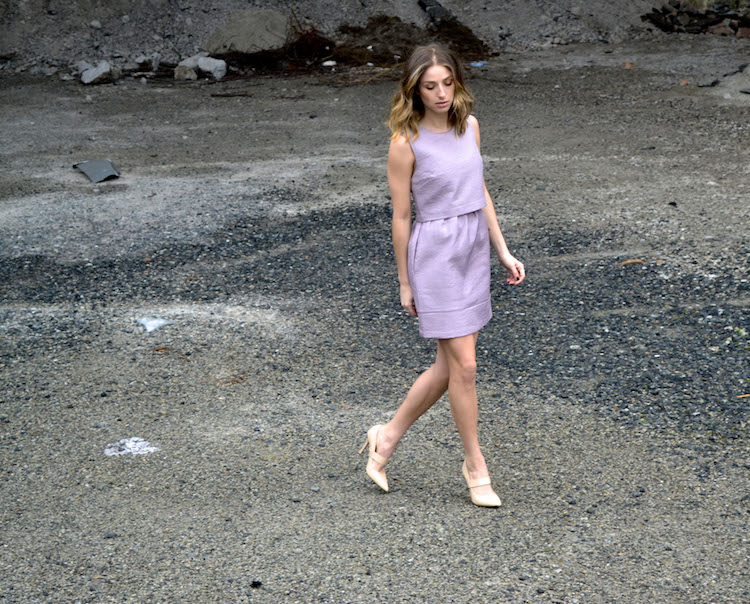Lilac dress shoes