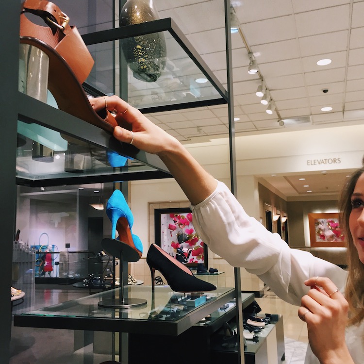 nordstrom, shopping, celine sandals, what to pack for a weekend away