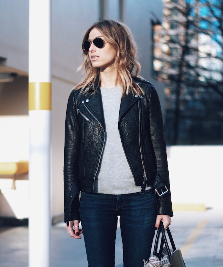 7 Must Have Accessories 8 Must Have Accessories Ray Ban Aviator Sunglasses Aritzia Rumer Leather Jacket